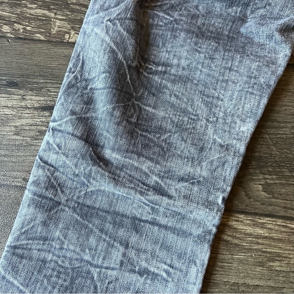 Rock Revival Men's Mike Biker Grey Wash Denim Jeans Size 30x32 - Picture 7 of 11